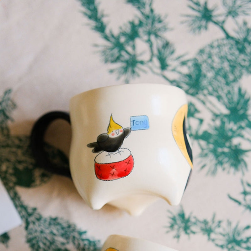 Cartoon Cat Ceramic Mug