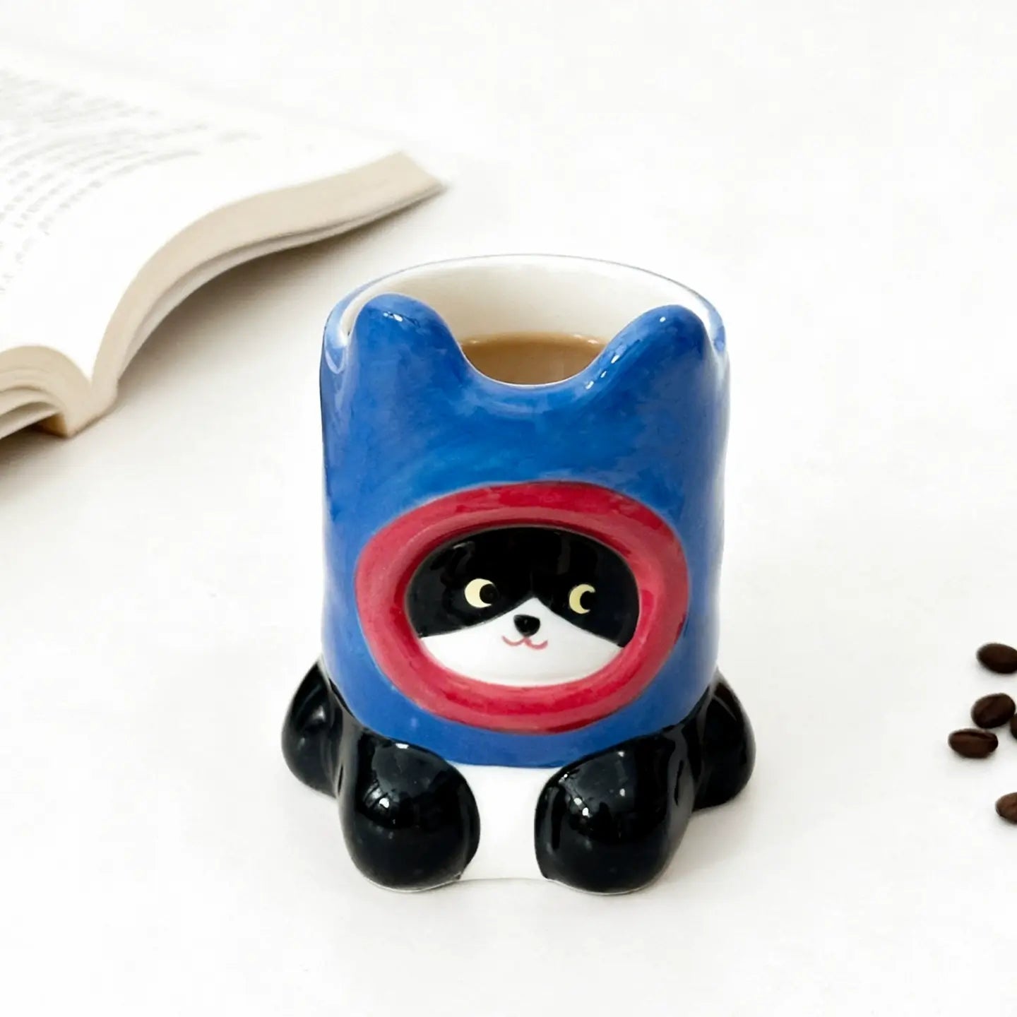 Cute Animal Hoodie Ceramic Mug Set