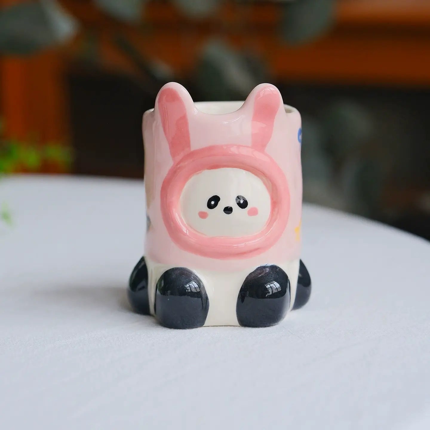 Cute Animal Hoodie Ceramic Mug Set