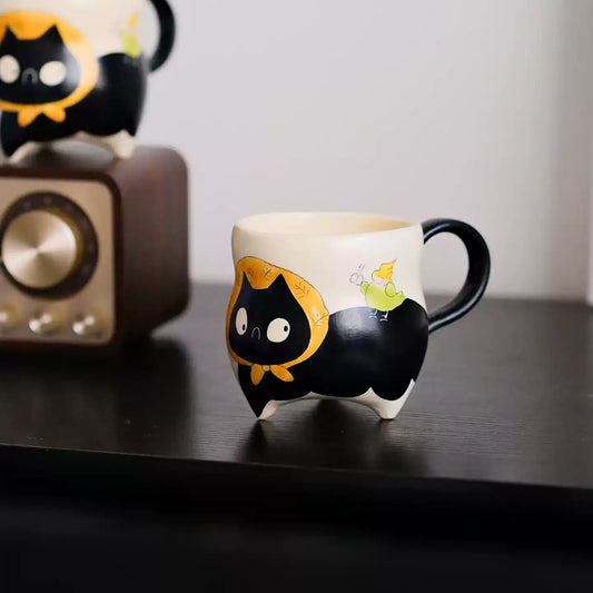 Cartoon Cat Ceramic Mug