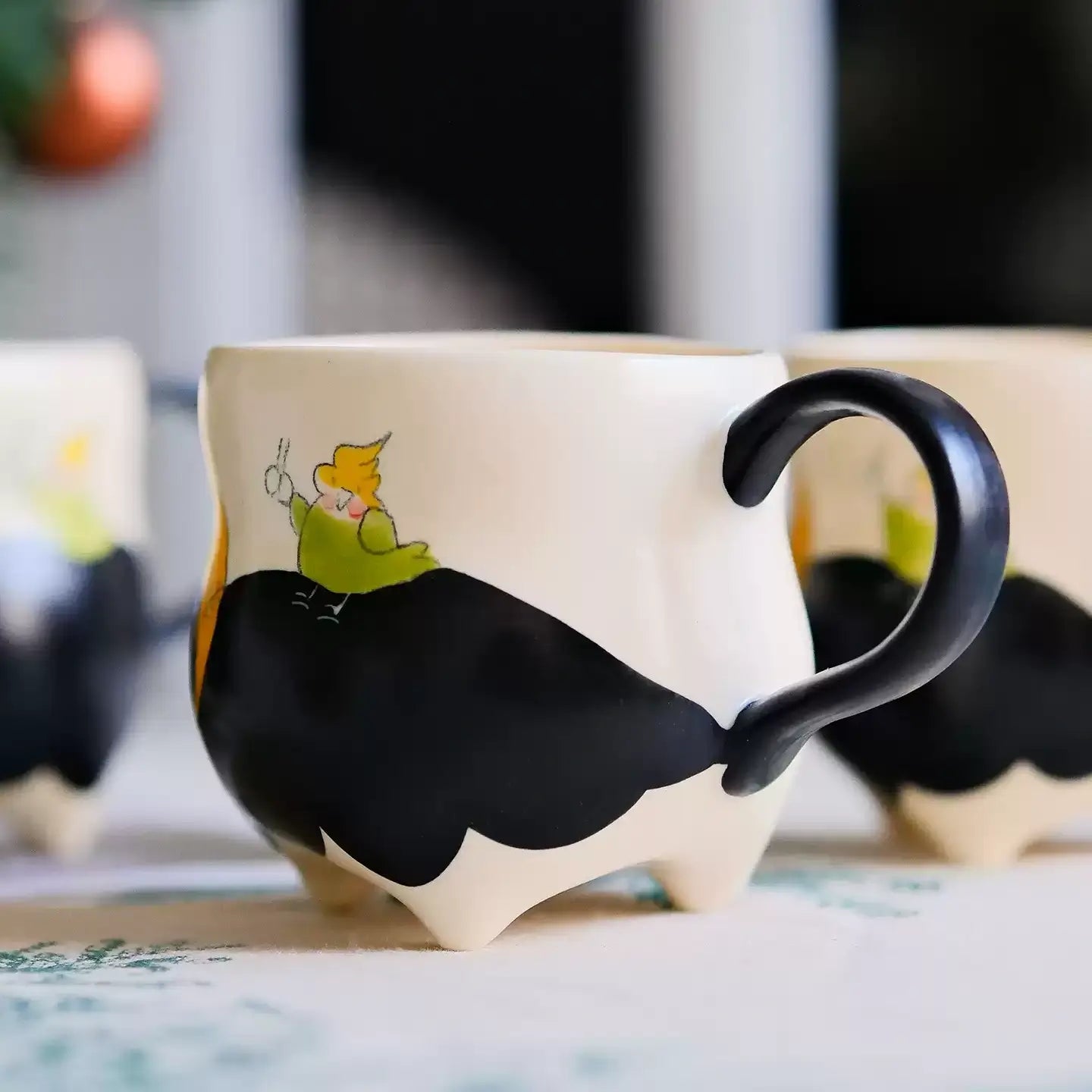 Cartoon Cat Ceramic Mug