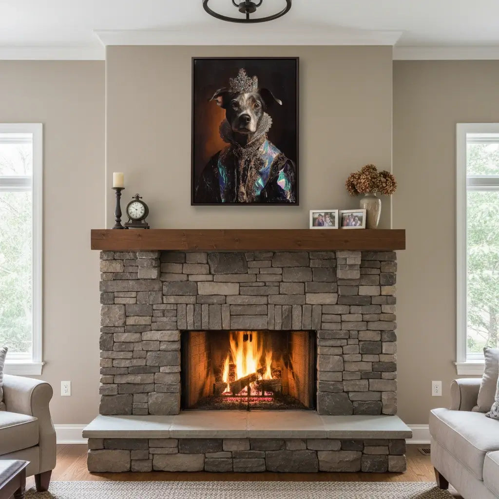 The Iridescent Heir – Custom Royal Pet Portraits