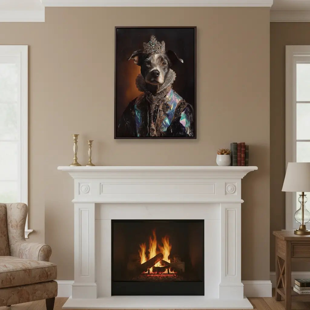 The Iridescent Heir – Custom Royal Pet Portraits
