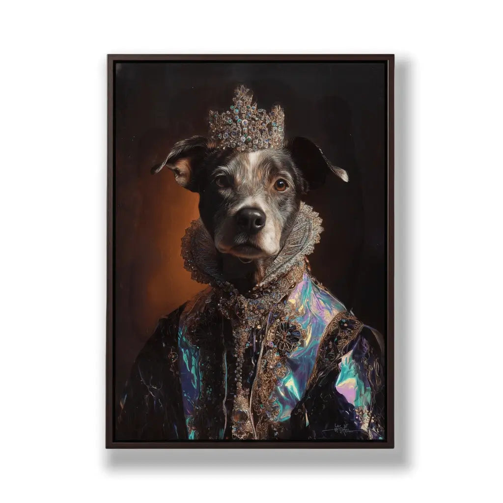 The Iridescent Heir – Custom Royal Pet Portraits