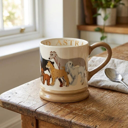 Dog Illustration Ceramic Mug
